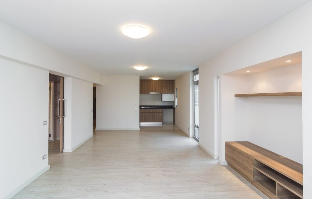 Empty Interior Living Room in a new apartment